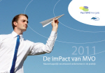Voorzijde brochure imPact van MVO 2011