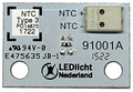 Voorbeeld losse sensor ATS op basis van NTC