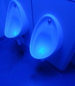 Blacklight - toiletruimte heren